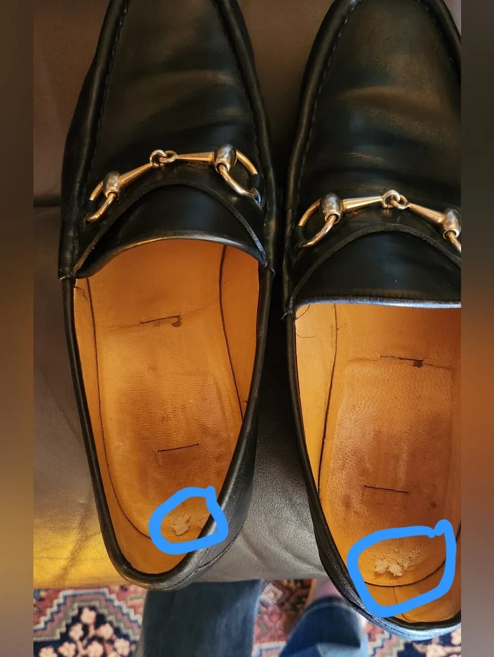 Men's Gucci Black Leather Bit Loafers - Classic Dress Loafers